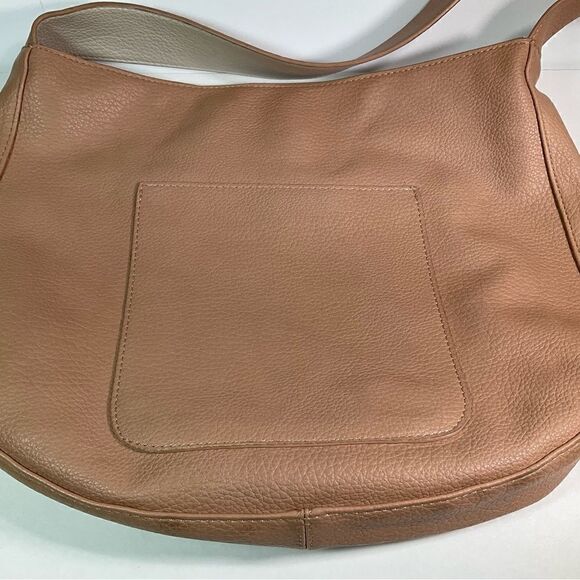 Street Level reversible tan/cream soft faux leather shoulder bag - Picture 4 of 15